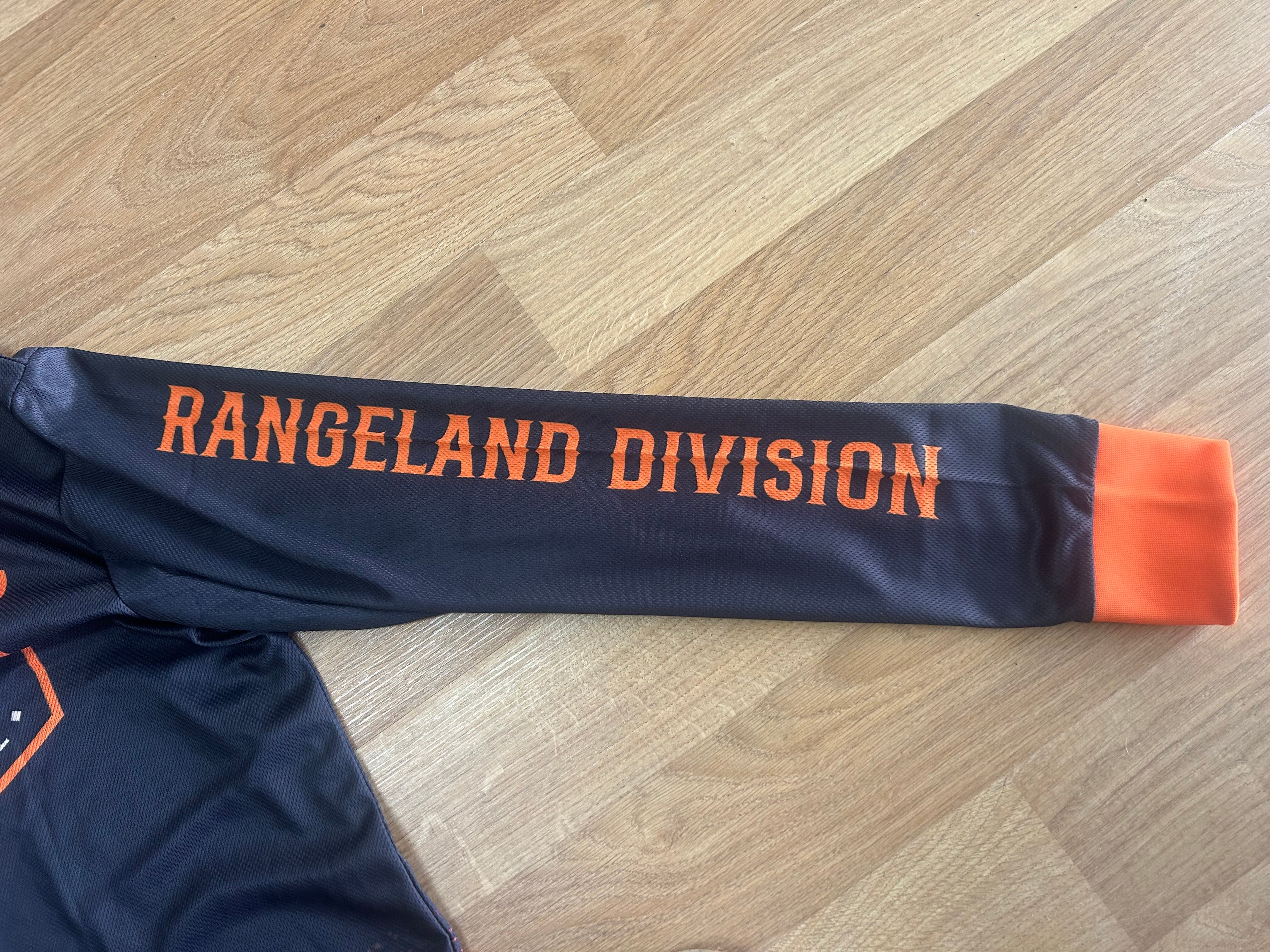 Fishing Shirt - Black/Orange