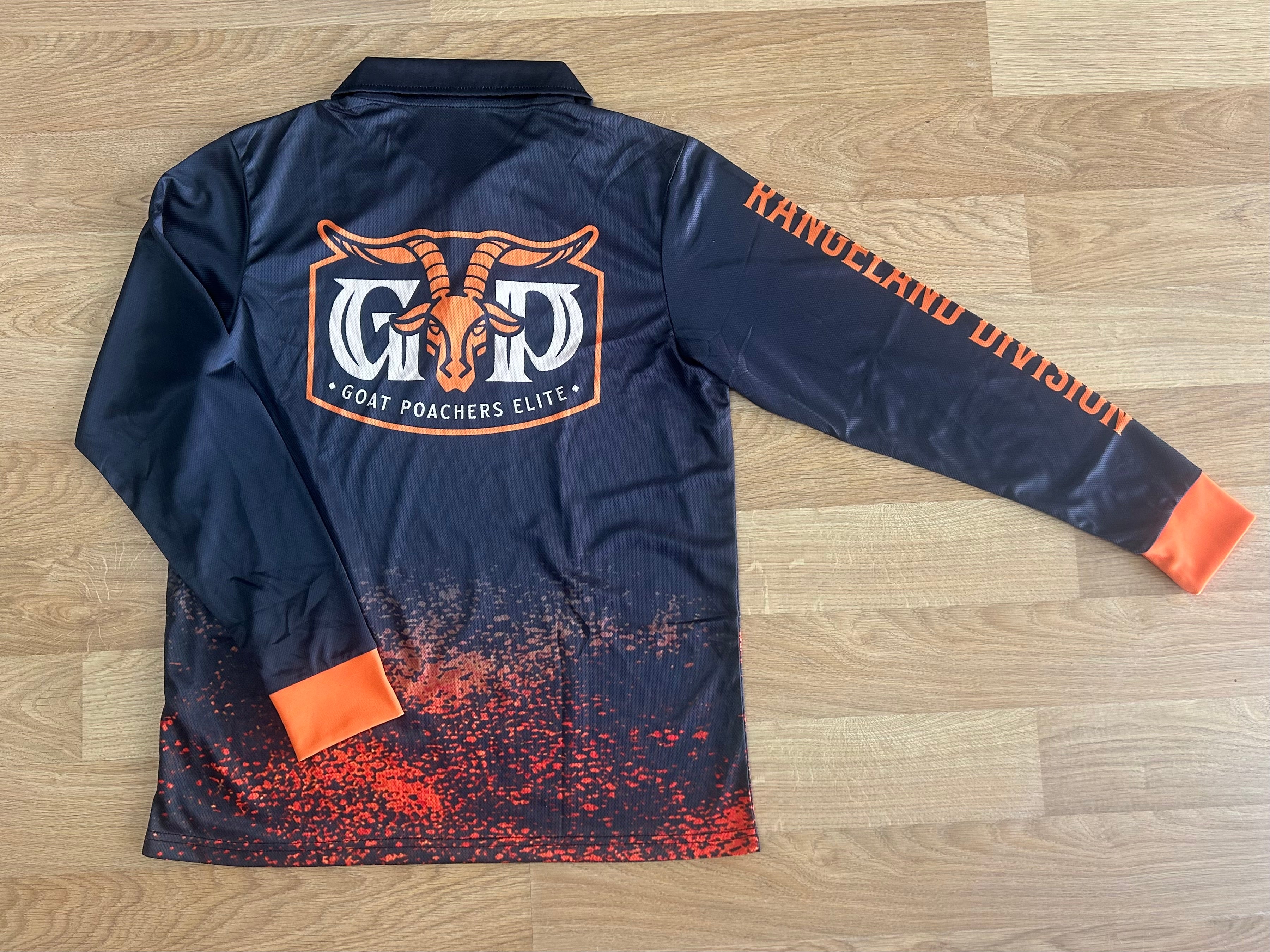 Fishing Shirt - Black/Orange