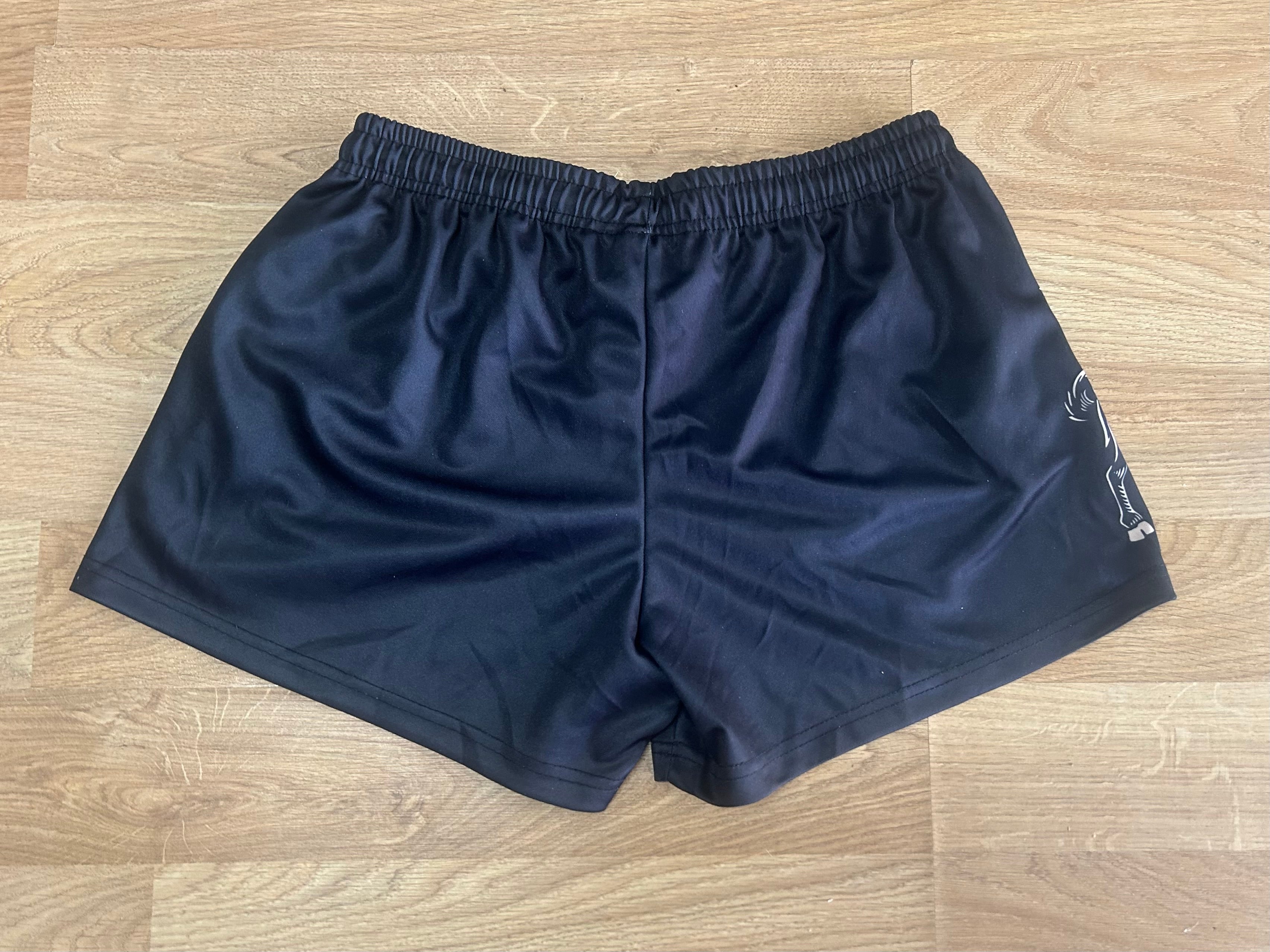 Unisex Footy Shorts - Black/Sand