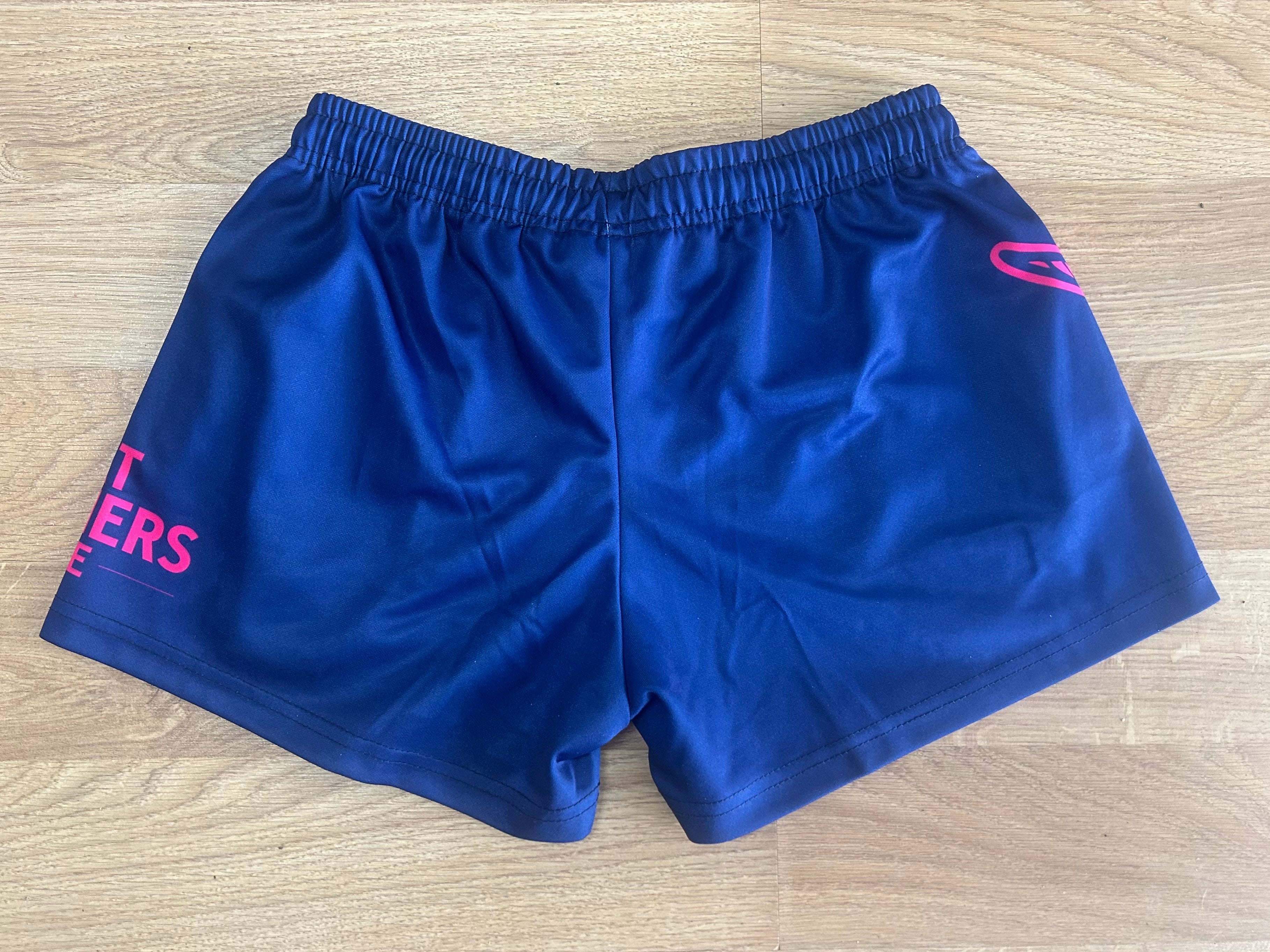 Unisex Footy Shorts - Blue/Pink