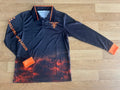Fishing Shirt - Black/Orange