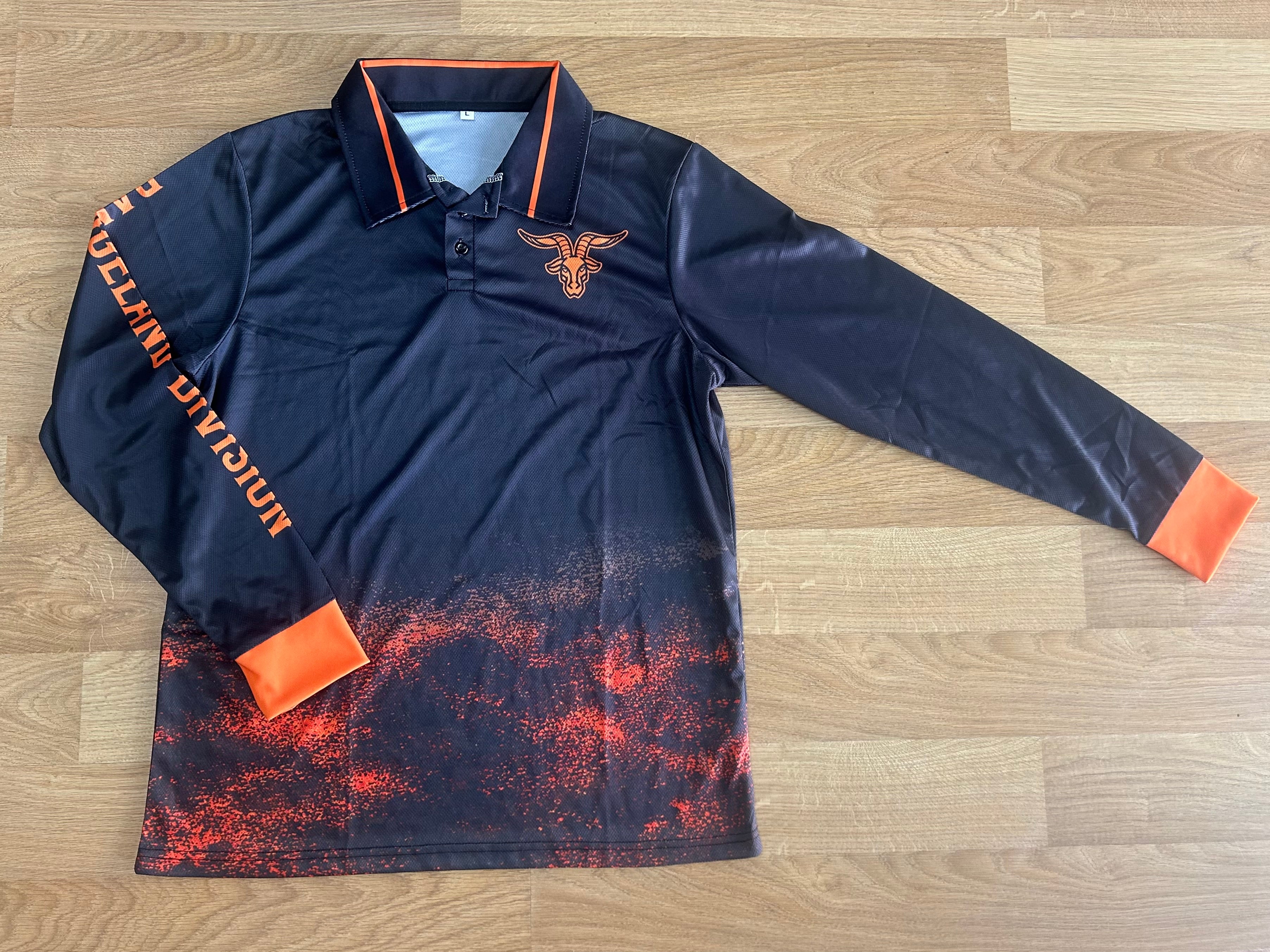 Fishing Shirt - Black/Orange